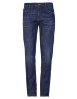 Bikkembergs Dark Blue Cotton Men Jeans
