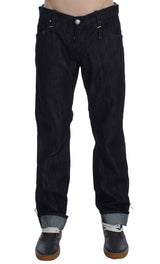 Acht Blue Cotton Regular Straight Fit Jeans