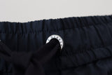 Dolce & Gabbana Blue Bermuda Mid Waist Casual Shorts