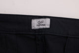 GF Ferre Blue Cotton Stretch Chinos Pants