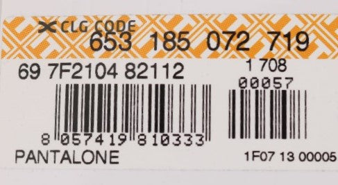 GF Ferre Blue Cotton Stretch Chinos Pants