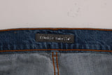 Frankie Morello Blue Wash Torn Dunfermile Slim Fit Jeans