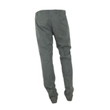 Made in Italy "Gray Cotton Men Trouser with Italian Craftsmanship"