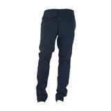 Made in Italy Blue Cotton Men's Trouser