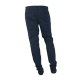 Made in Italy Blue Cotton Men's Trouser