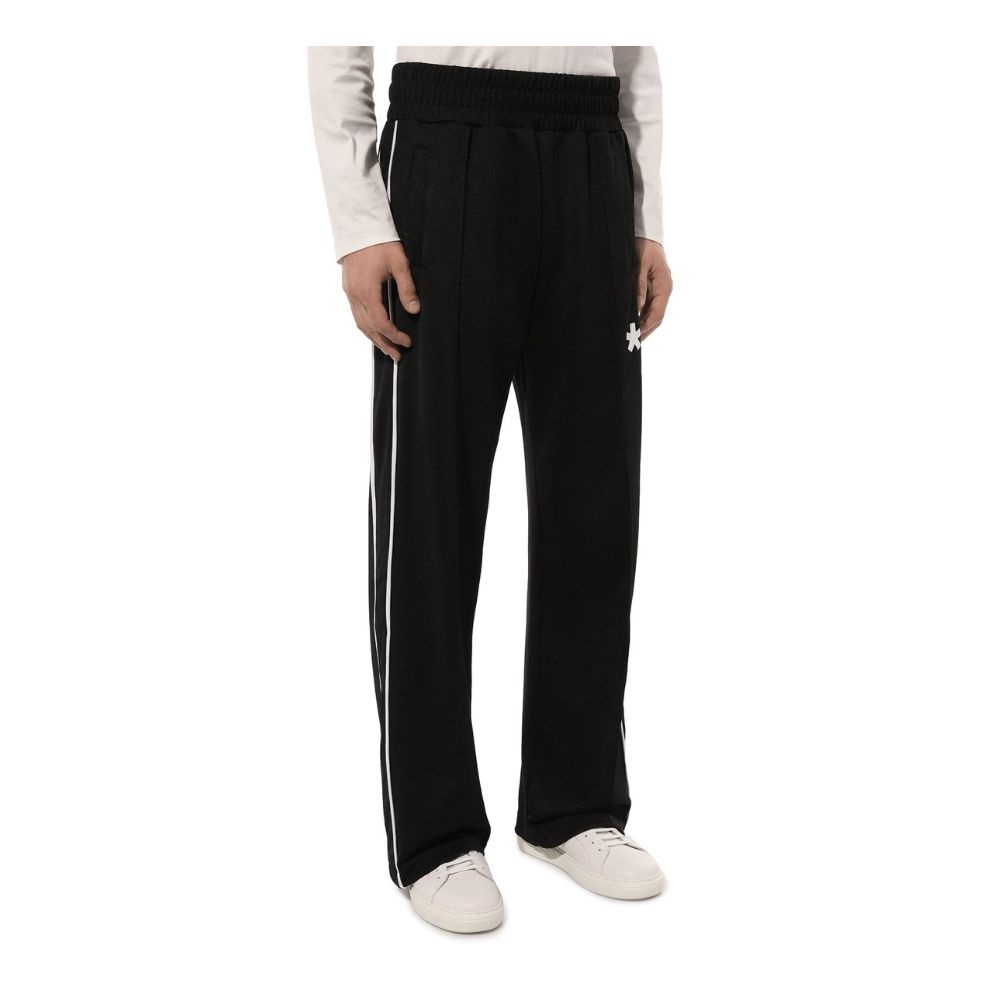 Comme Des Fuckdown Black Polyester Men Tracksuit Trousers