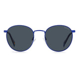 Polaroid Blue Stainless Steel Sunglasses