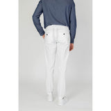 Antony Morato Cream Cotton Skinny Pants