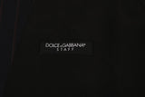 Dolce & Gabbana Blue Wool Stretch Vest