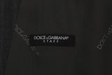 Dolce & Gabbana Gray STAFF Wool Stretch Vest