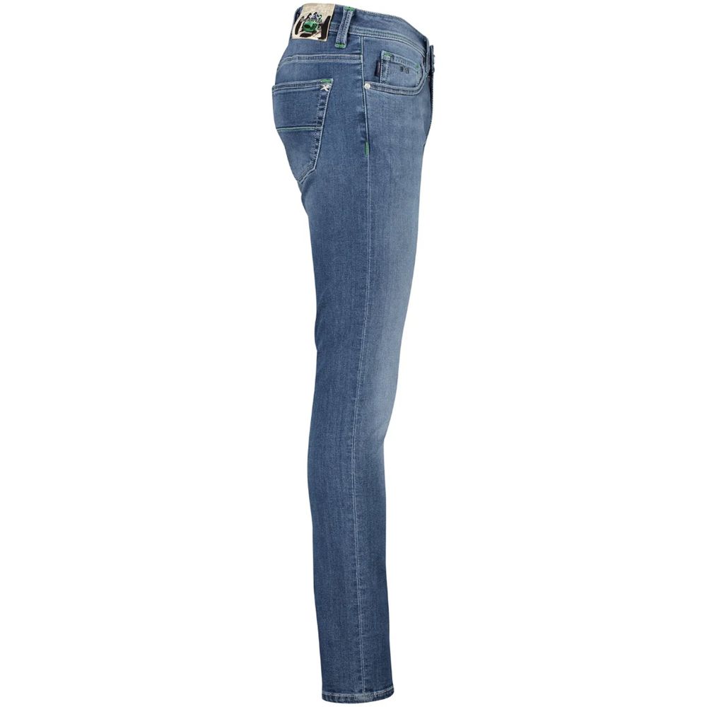 Tramarossa Blue Cotton Men Jeans
