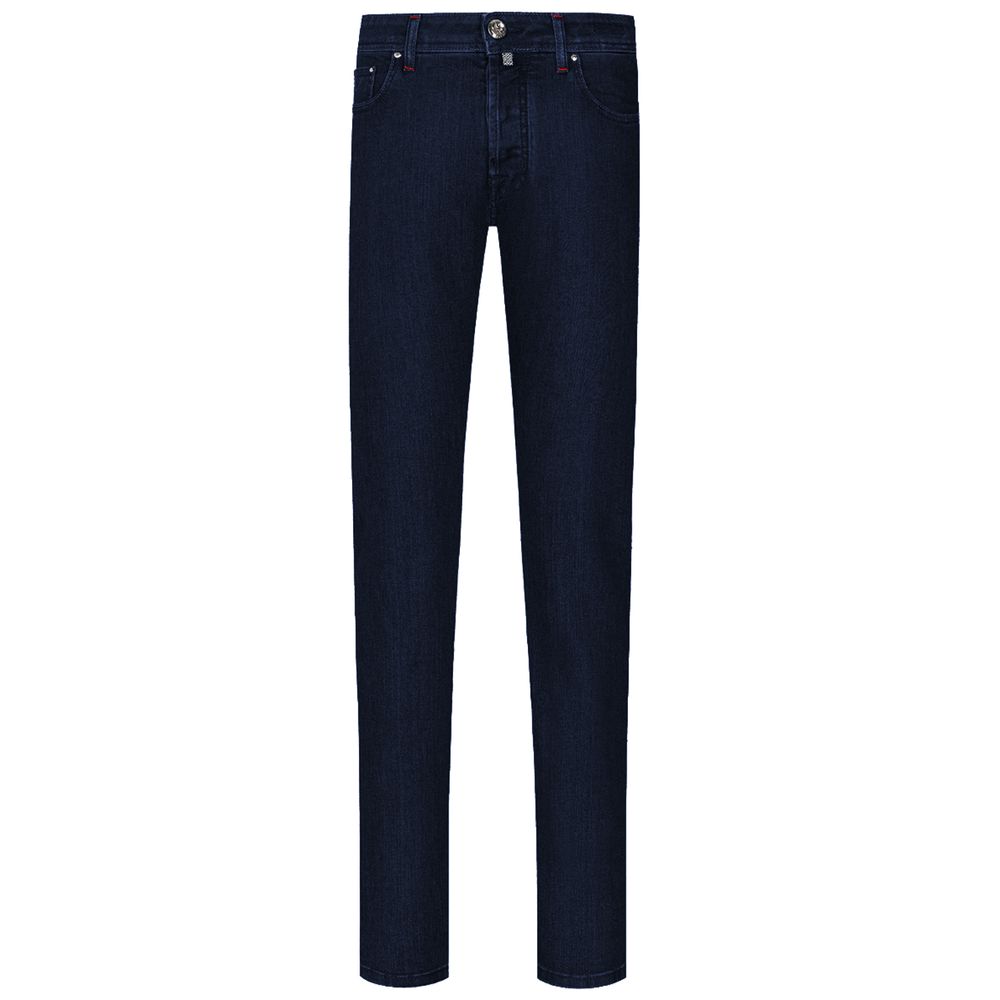 Jacob Cohen Blue Cotton Men Regular Fit Jean