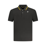 K-WAY K-WAY Black Cotton Polo Shirt (Italian Size MEN: S, nan: nan, nan: nan)
