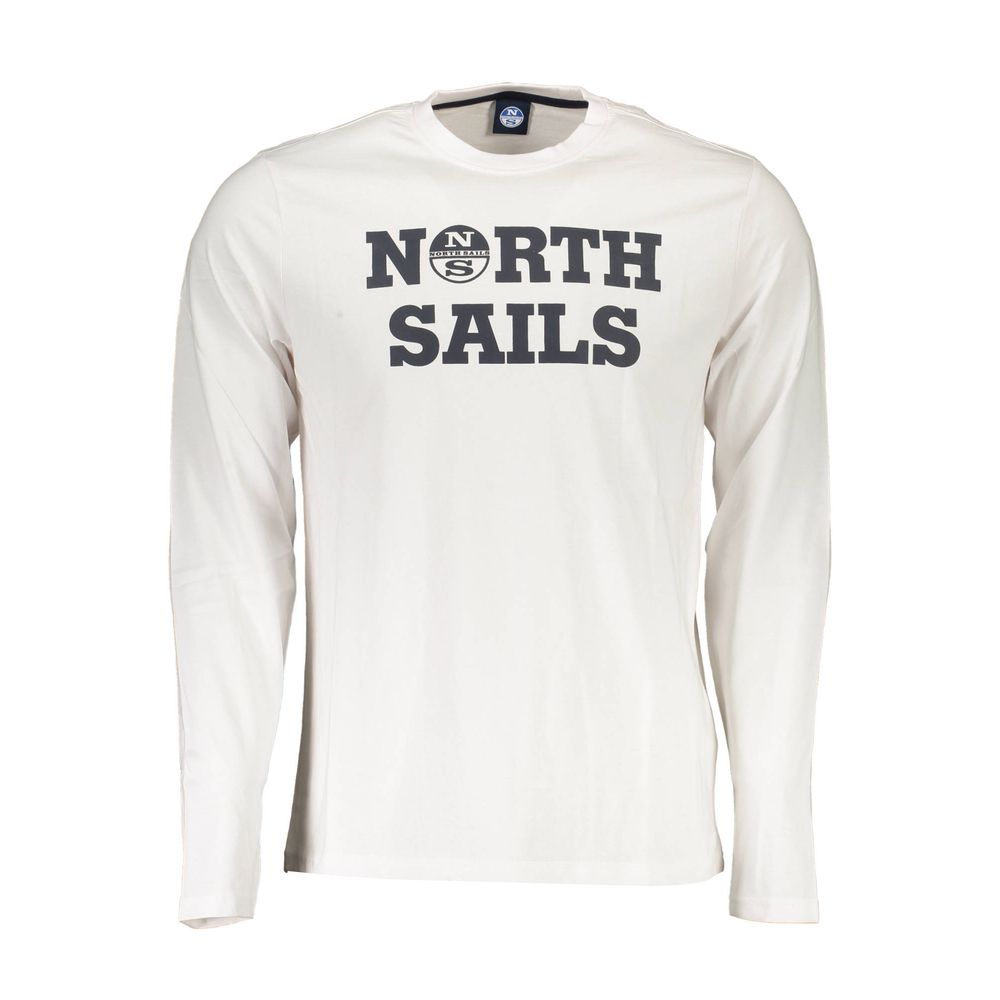 North Sails North Sails White Cotton Men T-Shirt (Italian Size MEN: XL, nan: nan, nan: nan)