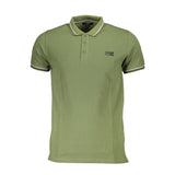 Cavalli Class Cavalli Class Green Cotton Men Polo Shirt (Italian Size MEN: M, nan: nan, nan: nan)