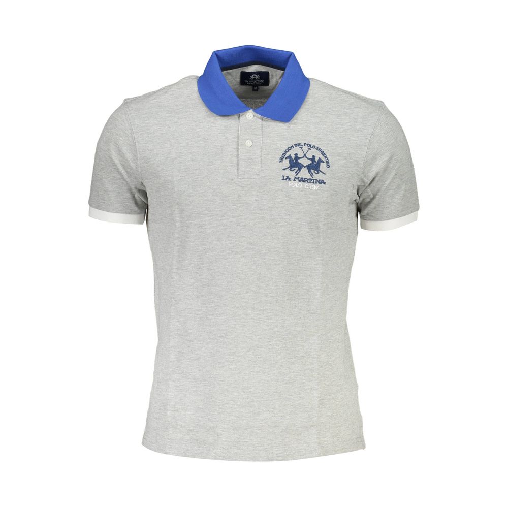 La Martina La Martina Brown Cotton Men Polo Shirt (Italian Size MEN: S, nan: nan, nan: nan)