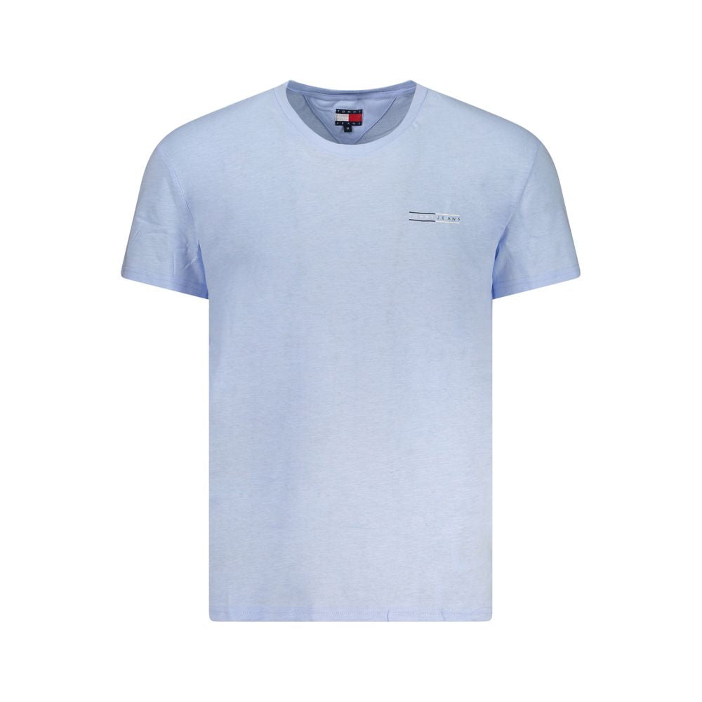 Tommy Hilfiger Tommy Hilfiger Blue Cotton Men T-Shirt (Italian Size MEN: S, nan: nan, nan: nan)
