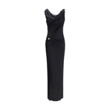 Versace Black Viscose Casual Dress