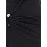 Versace Black Viscose Casual Dress