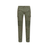 Balmain Green Cotton Cargo Pants