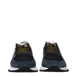 Philippe Model Blue Leather Low Tops
