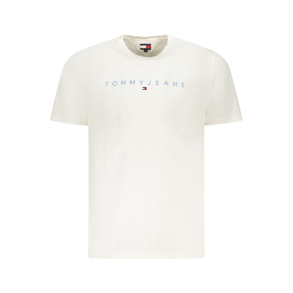 Tommy Hilfiger Tommy Hilfiger White Cotton Men T-Shirt (Italian Size MEN: S, nan: nan, nan: nan)