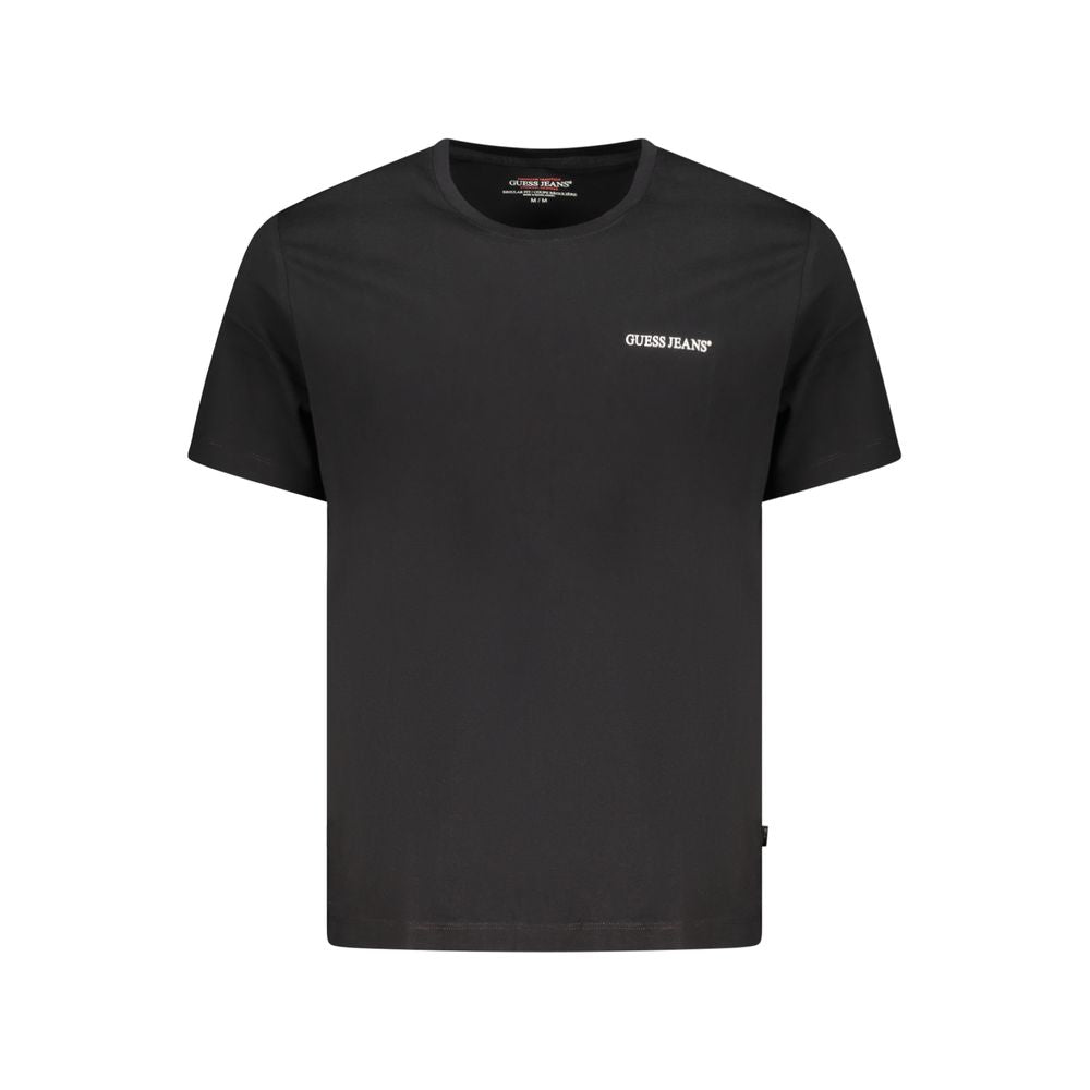 Guess Jeans Guess Jeans Black Cotton Men T-Shirt (Italian Size MEN: S, nan: nan, nan: nan)