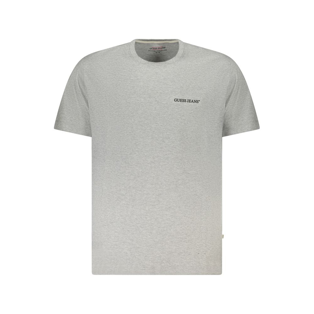 Guess Jeans Guess Jeans Gray Cotton Men T-Shirt (Italian Size MEN: S, nan: nan, nan: nan)
