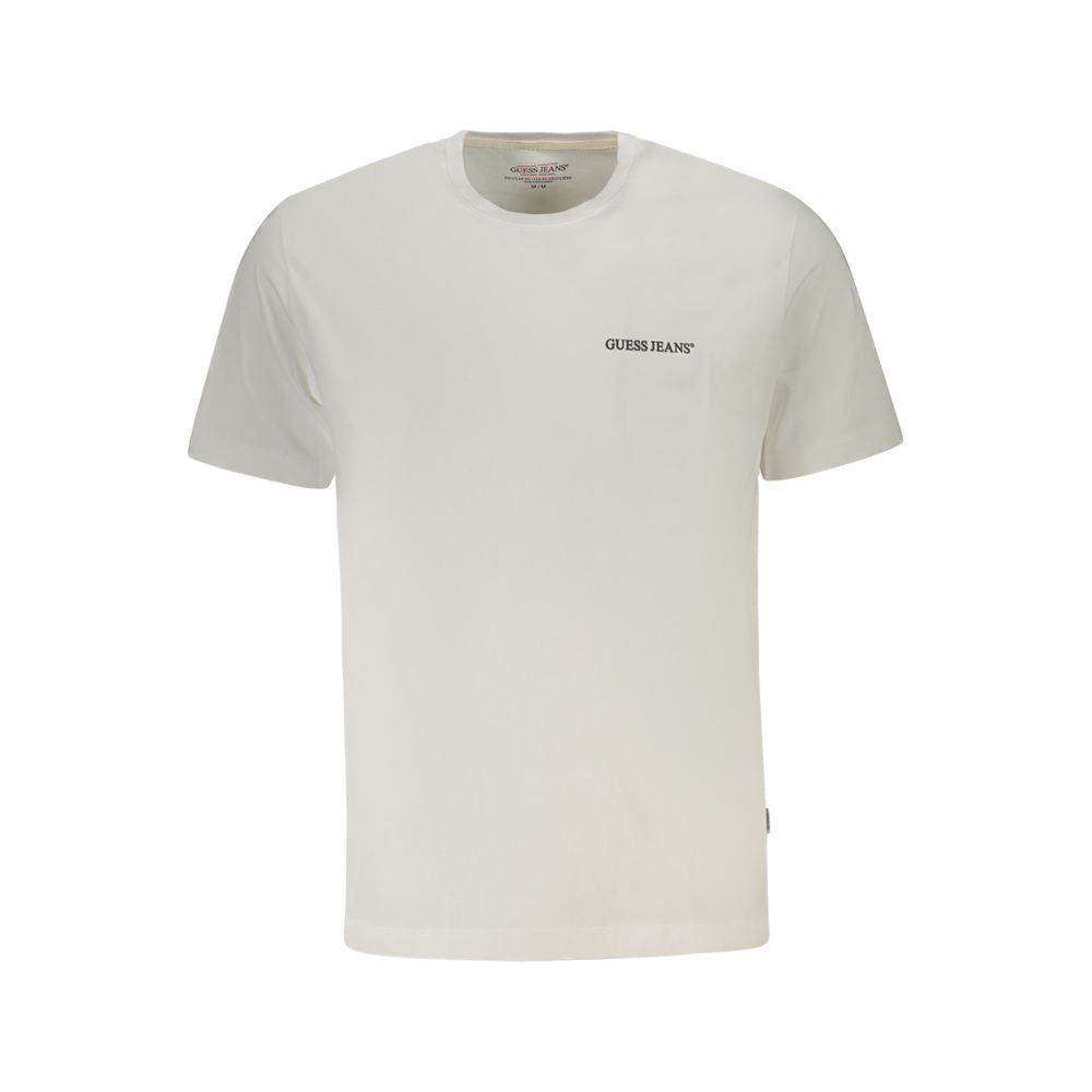 Guess Jeans Guess Jeans White Cotton Men T-Shirt (Italian Size MEN: S, nan: nan, nan: nan)