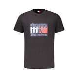 Tommy Hilfiger Tommy Hilfiger Black Cotton Men T-Shirt (Italian Size MEN: S, nan: nan, nan: nan)