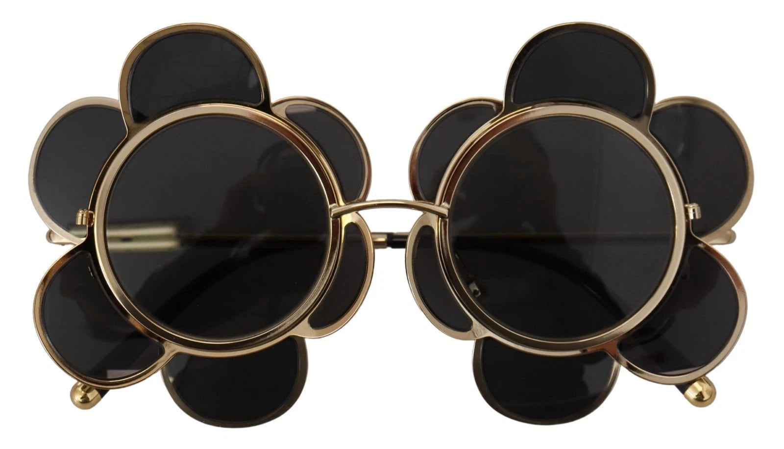 Dolce & Gabbana DG2201 Black Lens Gold Frame LIMITED EDITION Sunglasses