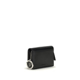 Ganni Black Recycled Leather Wallet