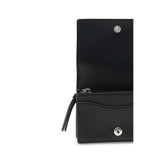 Ganni Black Recycled Leather Wallet