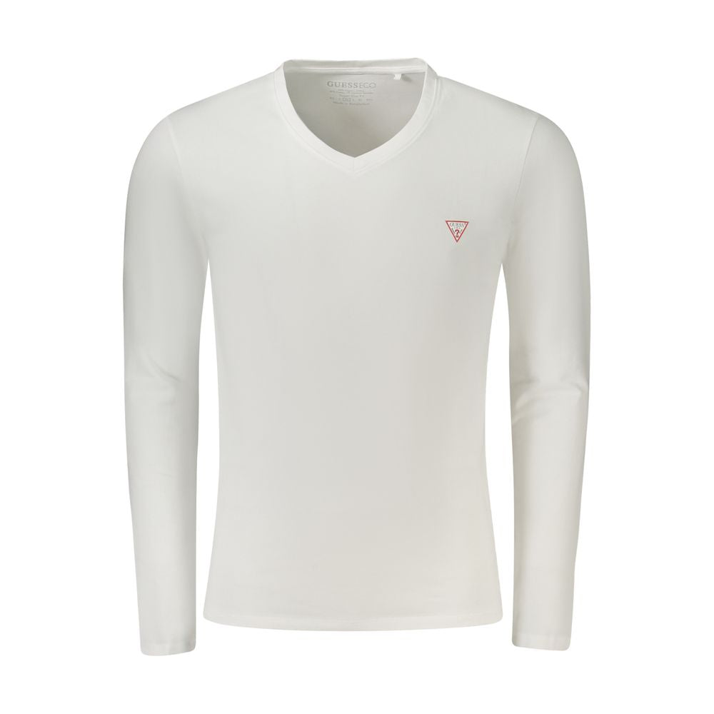 Guess Jeans Guess Jeans White Cotton T-Shirt (Italian Size MEN: S, nan: nan, nan: nan)