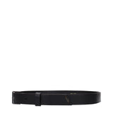Max Mara Black Leather Regular Belt