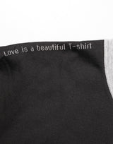 Dolce & Gabbana Black Cotton Logo Print Men Crew Neck T-shirt