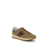 Gucci Beige Polyamide Athletic Sneakers