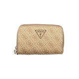 Guess Jeans Beige Polyethylene Women Wallet