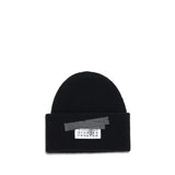 MM6 Black Wool Beanie