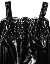 Dolce & Gabbana Black Cut Out A-line Sheath Mini Dress