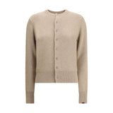 Extreme Cashmere Beige Cashmere Cardigan