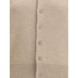 Extreme Cashmere Beige Cashmere Cardigan