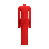 The Andamane Red Polyester Cocktail Dress