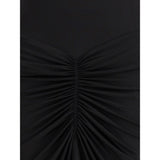 The Andamane Black Polyester Casual Dress