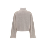 Fabiana Filippi Beige Fleece Wool Coat