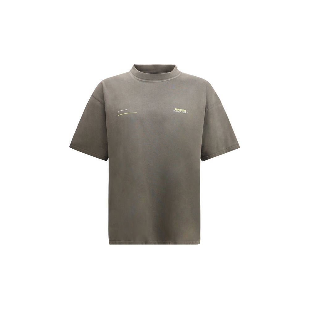 Represent Green Cotton T-Shirt