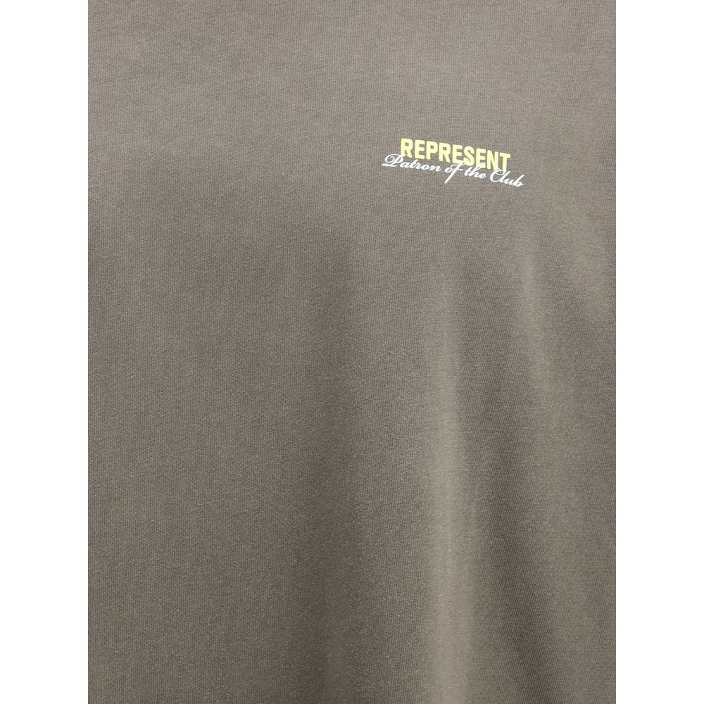Represent Green Cotton T-Shirt