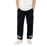 County of Milan Black Cotton Joggers Workout Pant