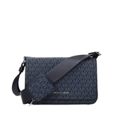 Michael Kors Blue Fabric Crossbody Bag