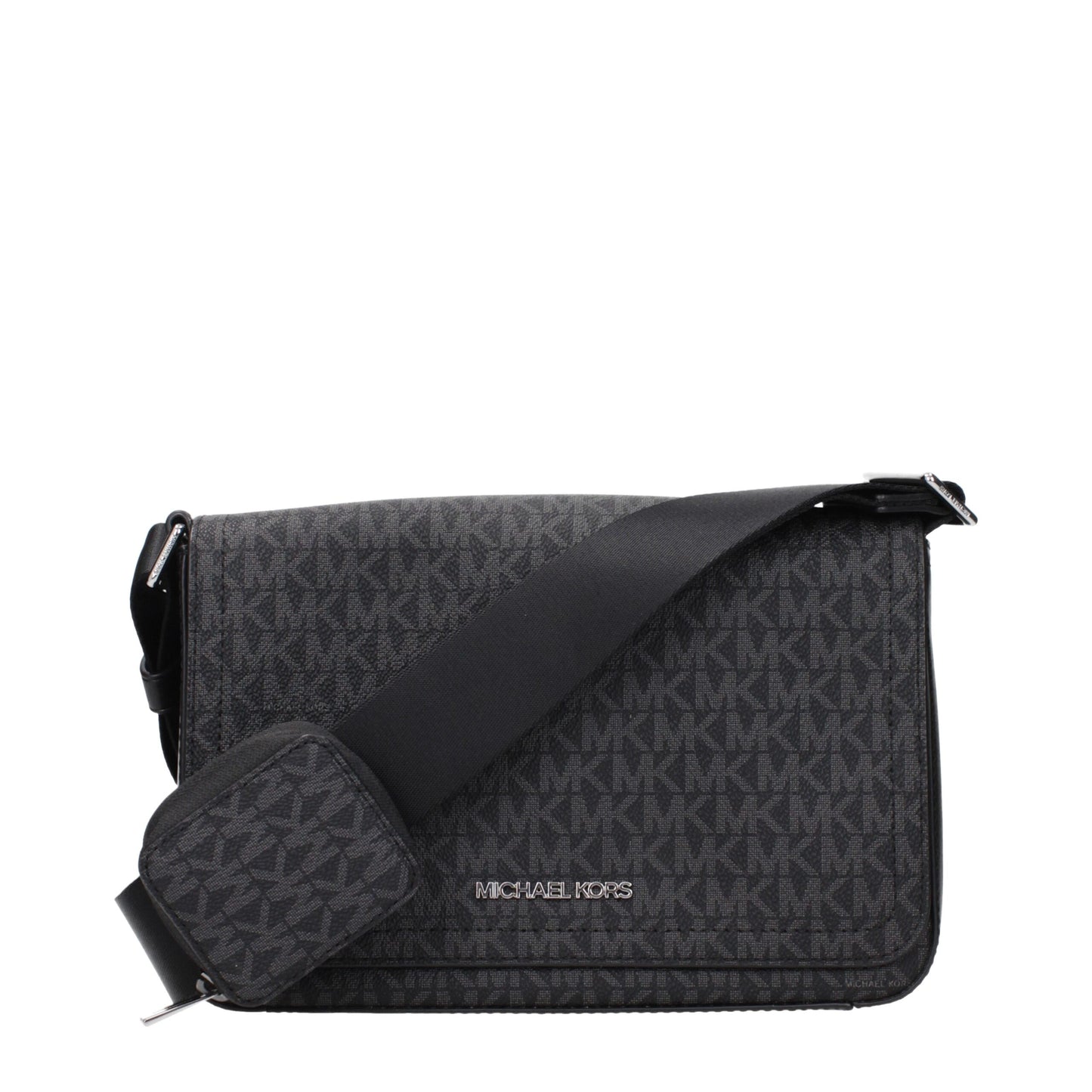 Michael Kors Black Fabric Crossbody Bag